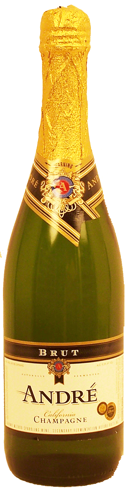 Andre  charmat method sparkling wine of California, Champagne, 9.5% alc. by vol. Full-Size Picture